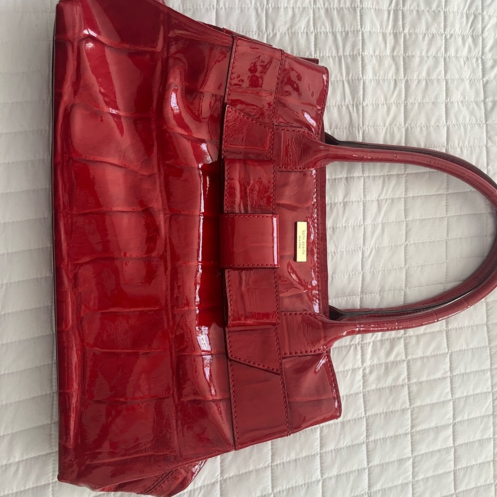Kate Spade Red Patent Leather Handbag